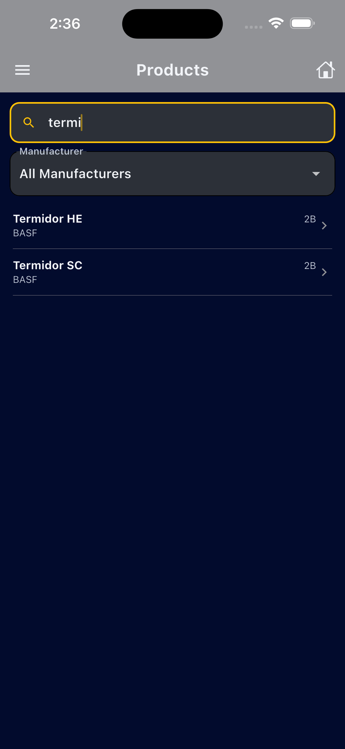 PestSDS app screenshot 3
